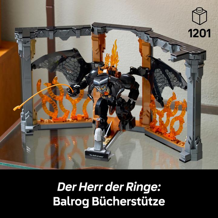 Immagine prodotto LEGO Il Signore degli Anelli: fermalibro Balrog (10367, LEGO Il Signore degli Anelli)