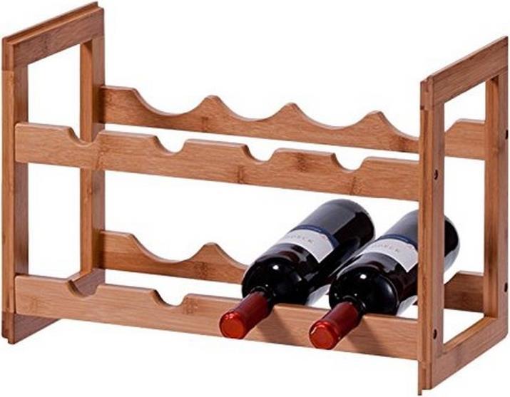 Immagine prodotto Zeller Present Portabottiglie per il vino (4,5 x 22 x 44 cm)