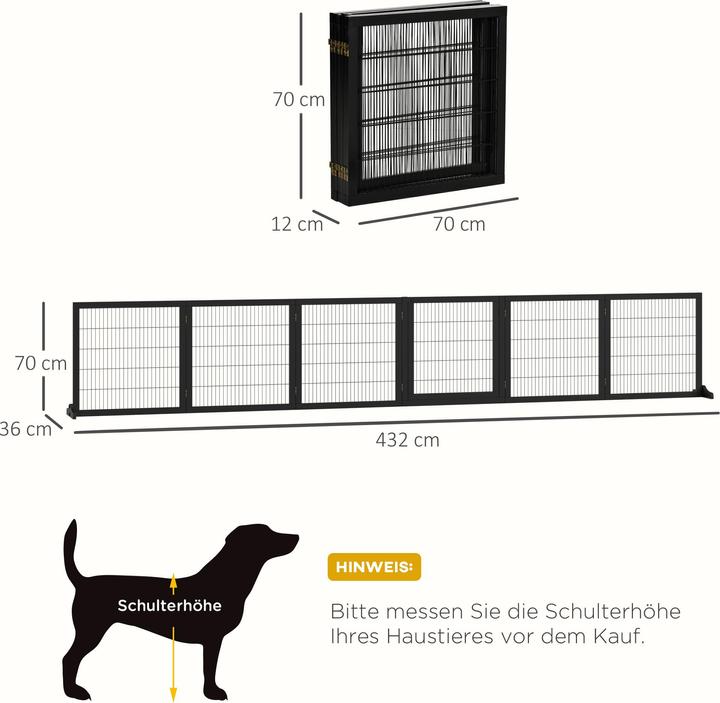 Actual product image PawHut Door guard (432 cm)
