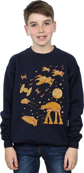 Actual product image Star Wars Boys Gingerbread Battle Sweatshirt (140, 146)