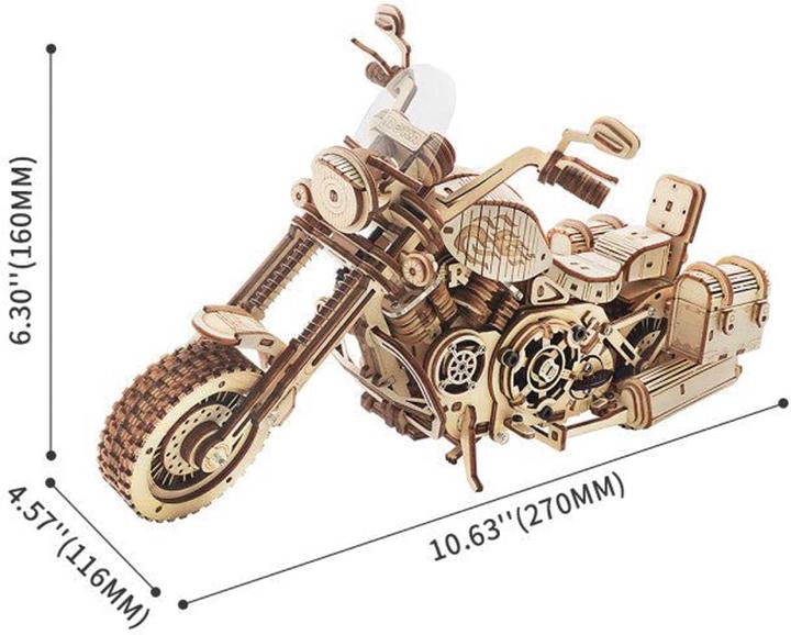 Produktbild Pichler Cruiser Motorrad (Lasercut Holzbausatz)