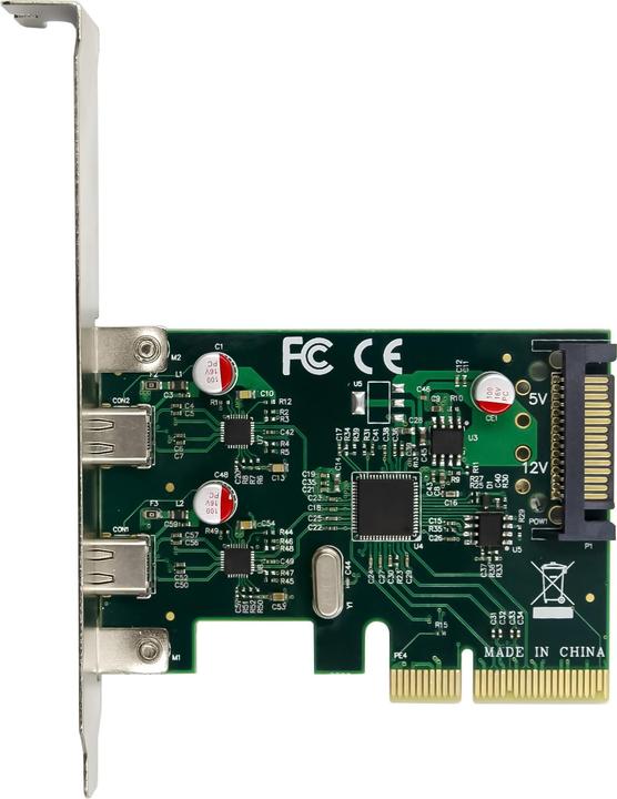 Produktbild Conceptronic PCI Express Card 2xPort USB 3.2 Gen2 Typ-C sw