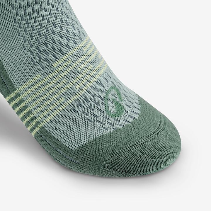 Image du produit Quechua Chaussettes de randonnée hautes junior, HIKE 500 vert (27, 30)