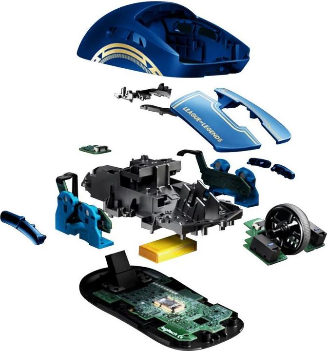 Image du produit Logitech G Pro League of Legends Edition (Sans fil, Filaire)