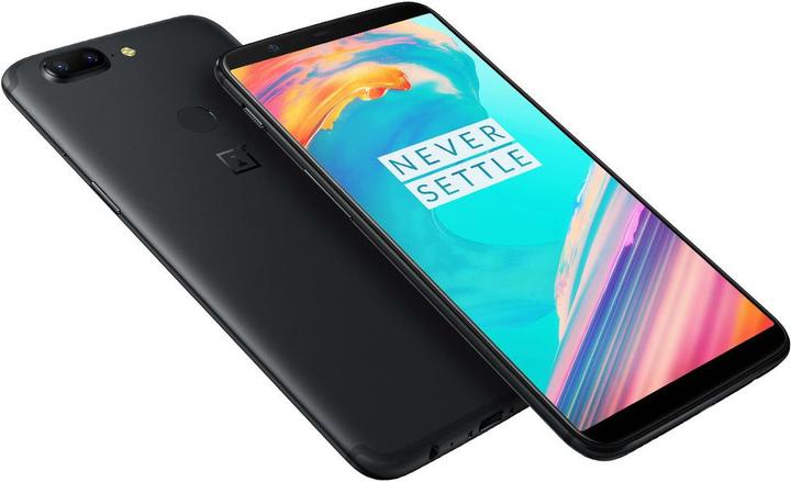 Produktbild OnePlus 5t (128 GB, Midnight Black, 6", Dual SIM, 16 Mpx, 4G)