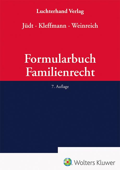 Actual product image Family law form book (German, Gerd, Kleffmann(Dr), Norbert/Weinreich, 2023)