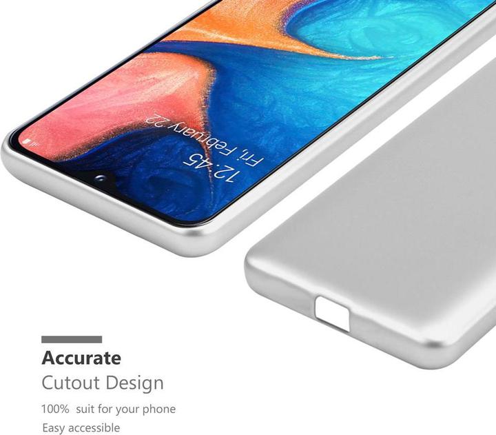 Image du produit Cadorabo Coque TPU Matt Metallic (Samsung Galaxy A20e, Samsung Galaxy A10e)