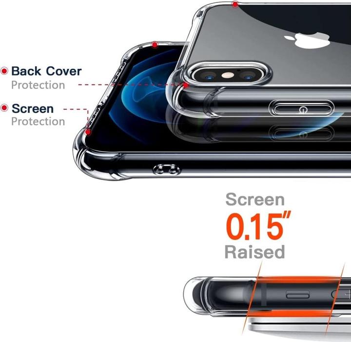 Image du produit Screenguard Apple iPhone X Coque Crystal Soft Airbag Bumper (Apple iPhone X)