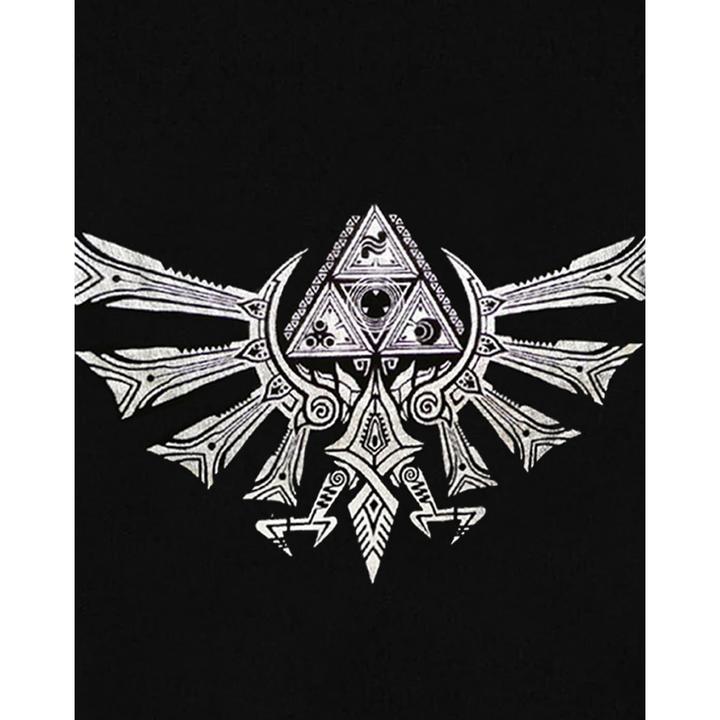 Actual product image The Legend of Zelda Mens Logo Short-Sleeved T-Shirt (3XL)