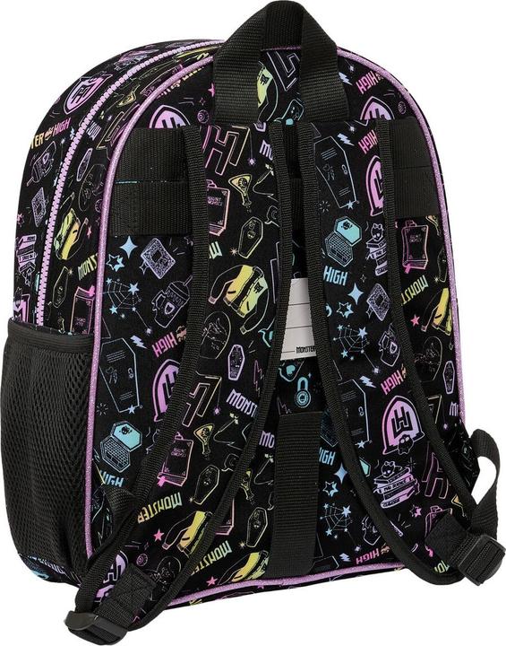 Produktbild Monster High Kinderrucksack Schwarz 28 x 34 x 10 cm