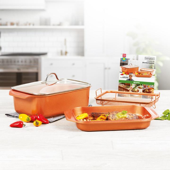 Produktbild Livington Copperline Wonder Cooker (Bräter + Schmortopf, Aluminium)