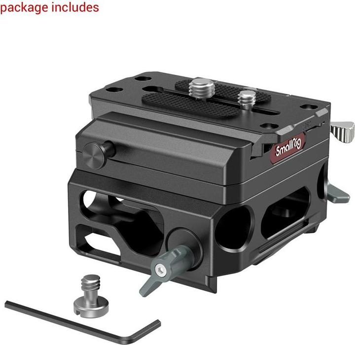 Produktbild SmallRig Lightweight Baseplate with Dual 15mm Rod Clamp (Diverses Video Zubehör)