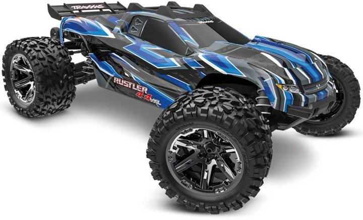 Actual product image Traxxas S.TRUCK RUSTLER VXL 1:10 4WD EP RTR BLUE TQi 2.4GHz BRUSHLESS OHNE LadegerÃ¤t und OHNE Akku (RTR Ready-to-Run)