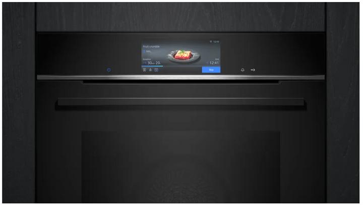 Image du produit Siemens iQ700, Four encastrable, 60 x 60 cm, noir, inox, HB778G3B1
