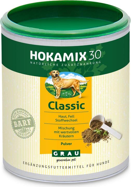 Grau Hokamix30 Classic Pulver (Senior, Adult, Welpe + Kitten, 1 Stk., 400 g)