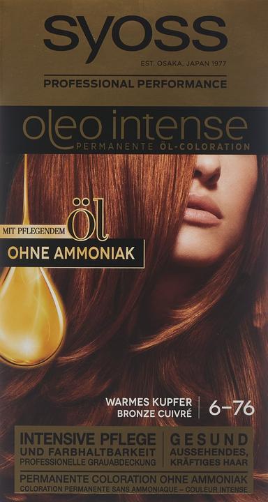 Actual product image Syoss Oleo Intense (6-76 Warm copper)