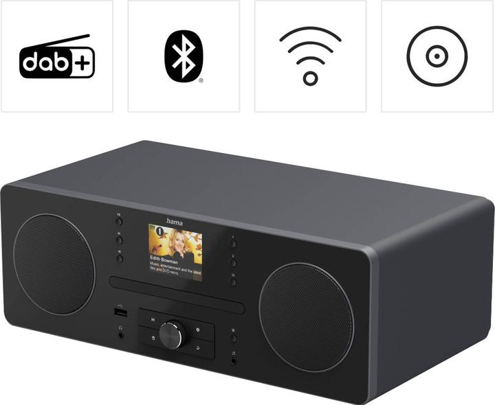 Actual product image Hama DIR1570CBT (FM, DAB+, DAB, Bluetooth, Wi-Fi)
