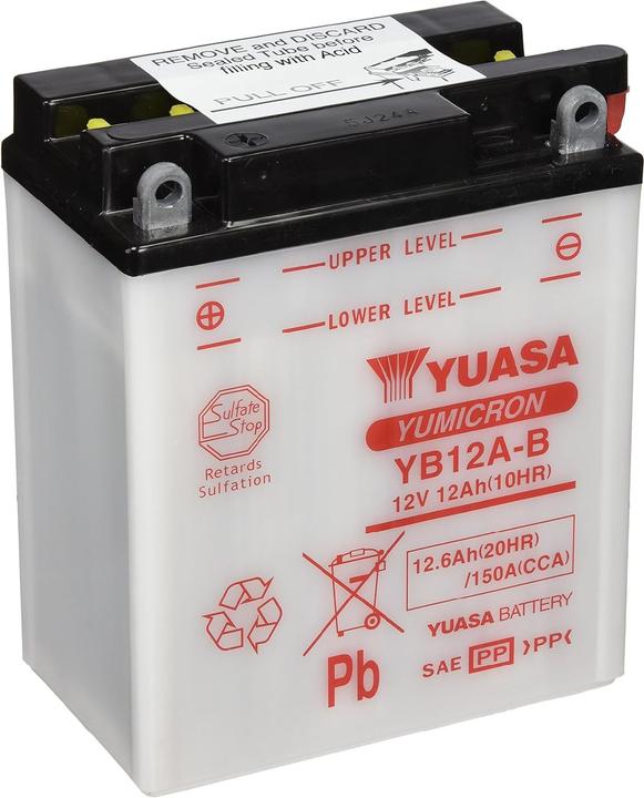 Yuasa Garanzia limitata di 6 mesi (12 V, 12.60 Ah, 150 A)