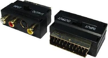Actual product image Cables Direct CDL Swit SCART -SVHS & 3 x RCA