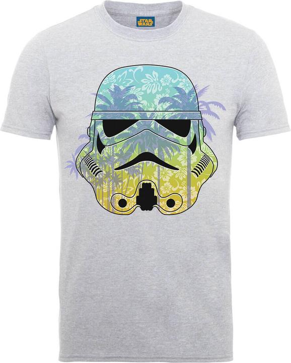 Produktbild Star Wars Mens Command Stormtrooper Hawaiian Heather T-Shirt (L)