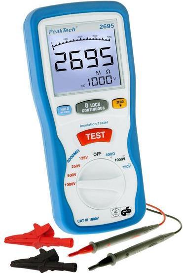Actual product image Peaktech P 2695 Insulation measuring device