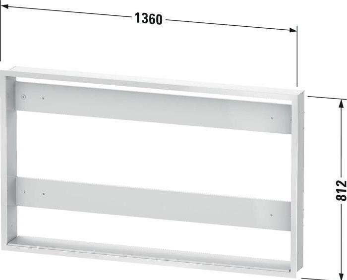 Immagine prodotto Duravit Set di installazione LIGHT & MIRROR per la versione Good and Better 1361x139mm
