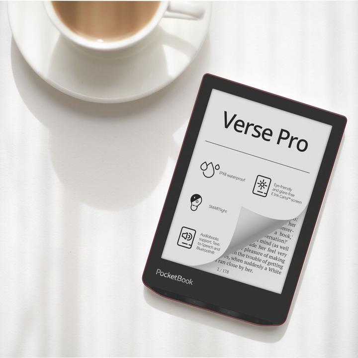 Image du produit PocketBook Verse Pro (6", 16 Go, Red, Noir)