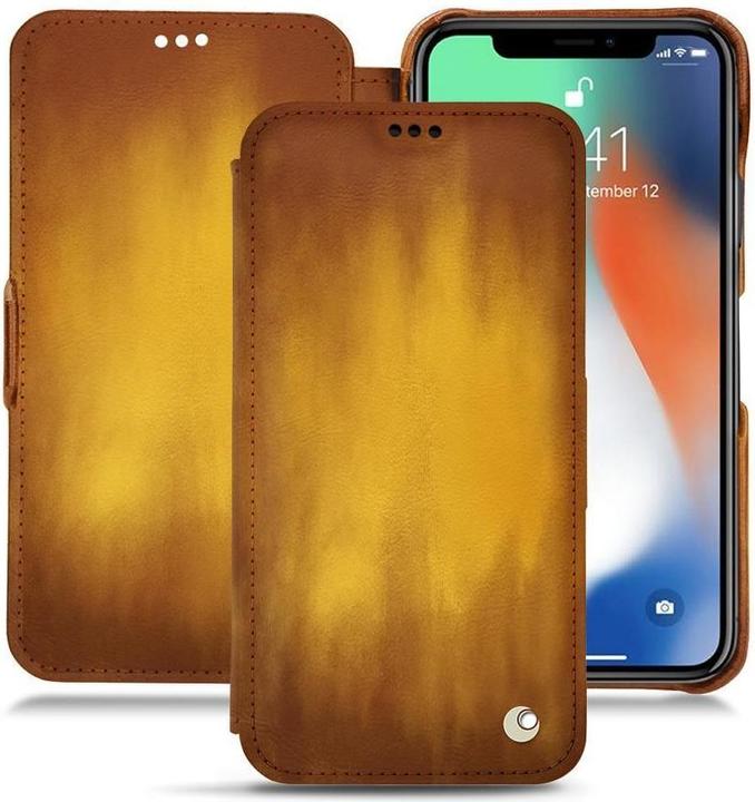 Productafbeelding Noreve Lederen omslag horizontaal (Apple iPhone XS Max)