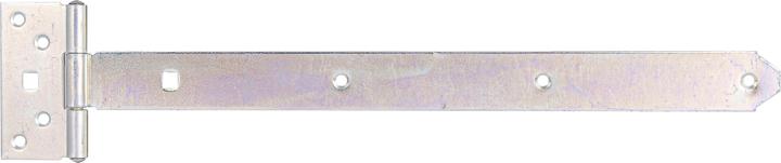 Immagine prodotto Alberts Erpice trasversale tipo 124 leggero, 400 x 33 mm zincato, strato spesso passivato (1 pz.)