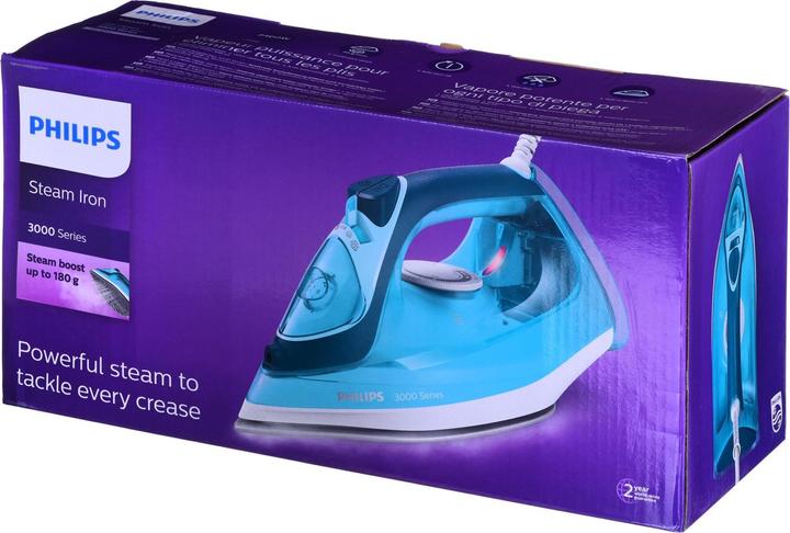 Productafbeelding Philips 3000 series Leistung, /Min. gleichmässiger Dampfstoss, Bügeleisen (2400 W, 180 g/min)