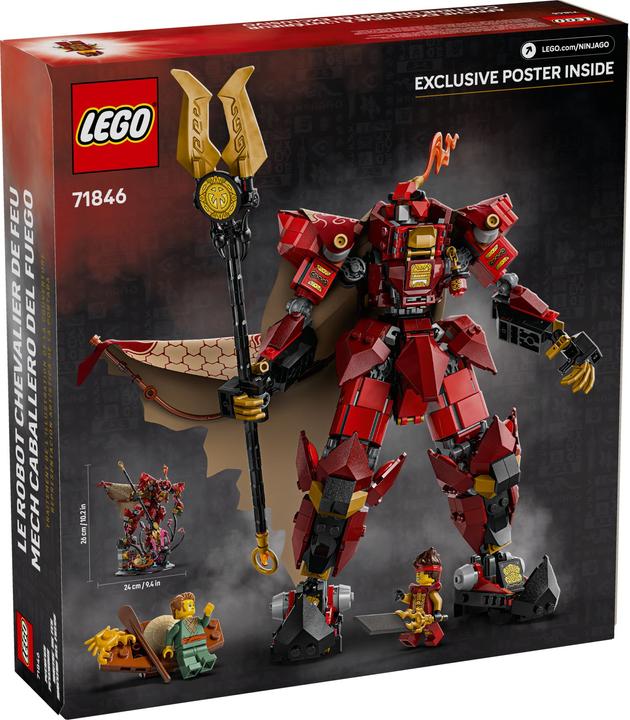 Image du produit LEGO 71846 Der Feuerritter-Mech (71846, LEGO Ninjago)