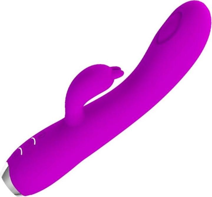 Actual product image Pretty Love Regina Vibe and Wave Functions USB Silicone Purple