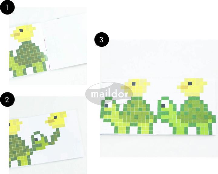 Image du produit Maildor Pochette créative, Pixel party - Multicolore