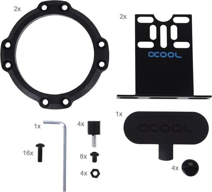 Produktbild Alphacool Eisdecke D5 Dual Acryl Aufsatz