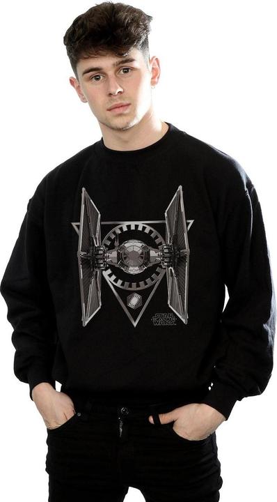 Actual product image Star Wars Mens The Last Jedi TIE Fighter Sweatshirt (S)