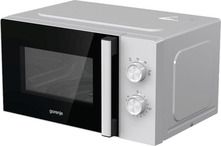 Produktbild Gorenje MO20E1WH Microwave Oven, Free Standing, Capacity 20 L, Power 800 W, No Display, White (20 l)