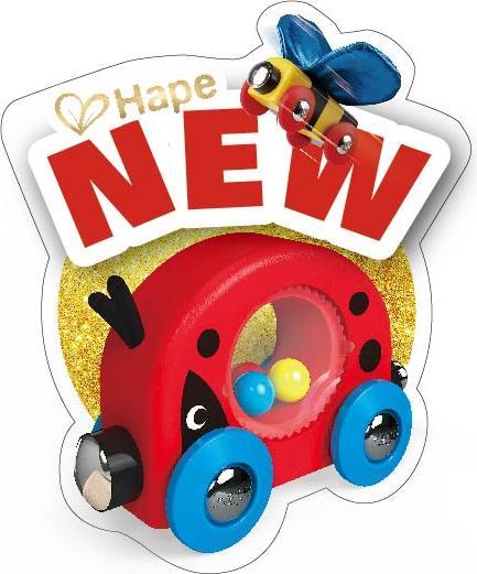 Produktbild Hape Marienkäfer-Zug Regal Wobbler