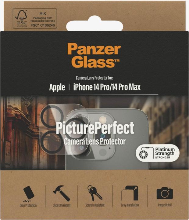 Image du produit PanzerGlass Protecteur de caméra (1 pièce(s), Apple iPhone 14 Pro, Apple iPhone 14 Pro Max)