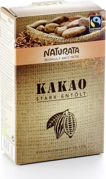 Naturata Kakaopulver stark entölt 10-12% Bio (125 g)