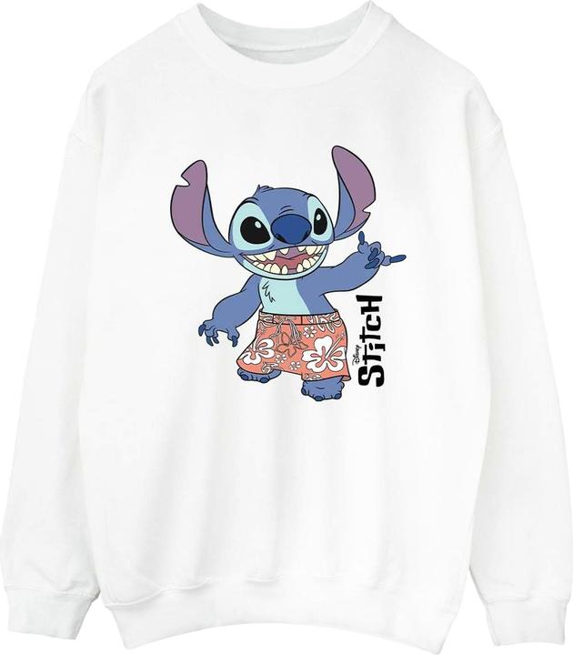 Actual product image Disney Womens/Ladies Lilo & Stitch Bermuda Shorts Sweatshirt (M)