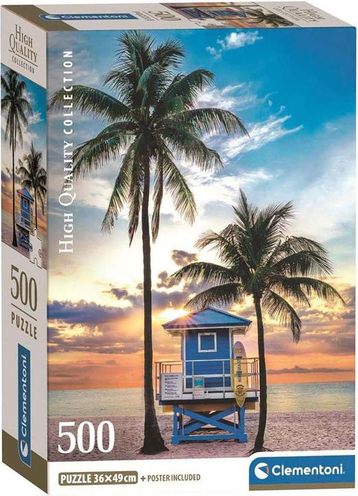 Image du produit Clementoni Miami Beach Florida - 500 pièces (500 pièces)