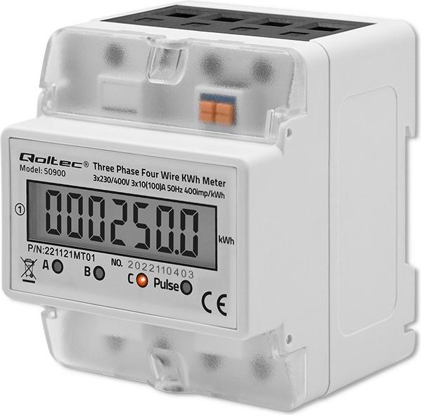 Qoltec Energieverbrauchszähler