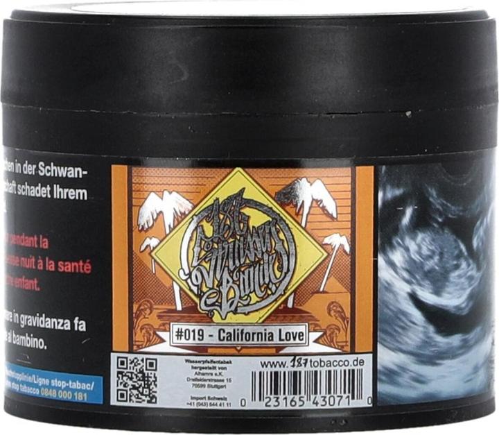 Actual product image 187 Strassenbande Shisha tobacco - #19 California Love 200g (Progenies, 200 g)