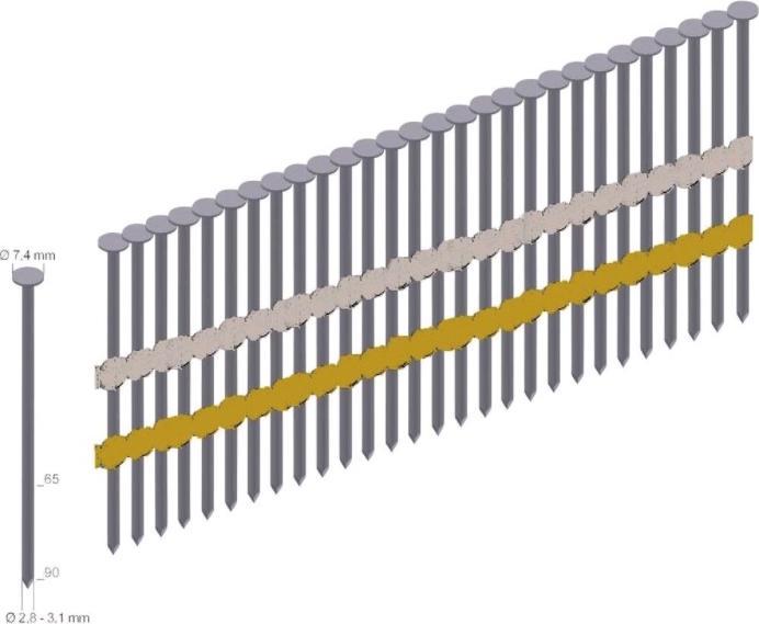 Prebena Nagelschrauben 34 rostfrei V2A