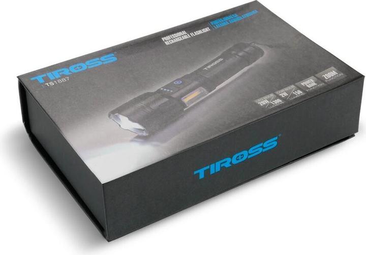 Actual product image Tiross LATARKA LED 1300 lm Z FUNKCJĄ POWERBANKU TS1887 (12 cm)