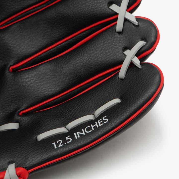 Image du produit Kipsta Gants de Baseball Femme/Homme - BA100 LHT noir/rouge (11.50")