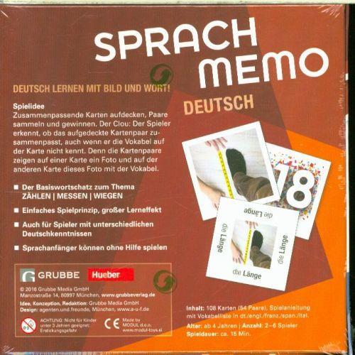 Immagine prodotto Sprachmemo Deutsch: Zählen / Messen / Wiegen (Tedesco)