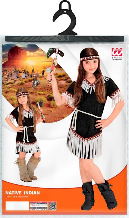 Immagine prodotto Widmann Costume per bambini ragazza indiana (140)