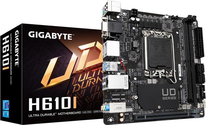 Produktbild Gigabyte H610I (LGA 1700, Intel H610 Express, Mini-ITX)