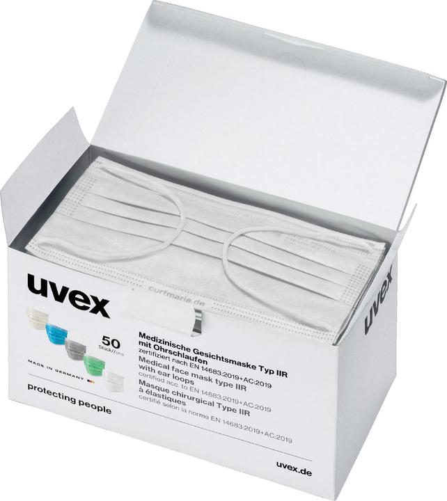 Produktbild Uvex Safety 8739520 Mund-Nasen-Schutz 50 St. DIN EN 14683 (50 x)